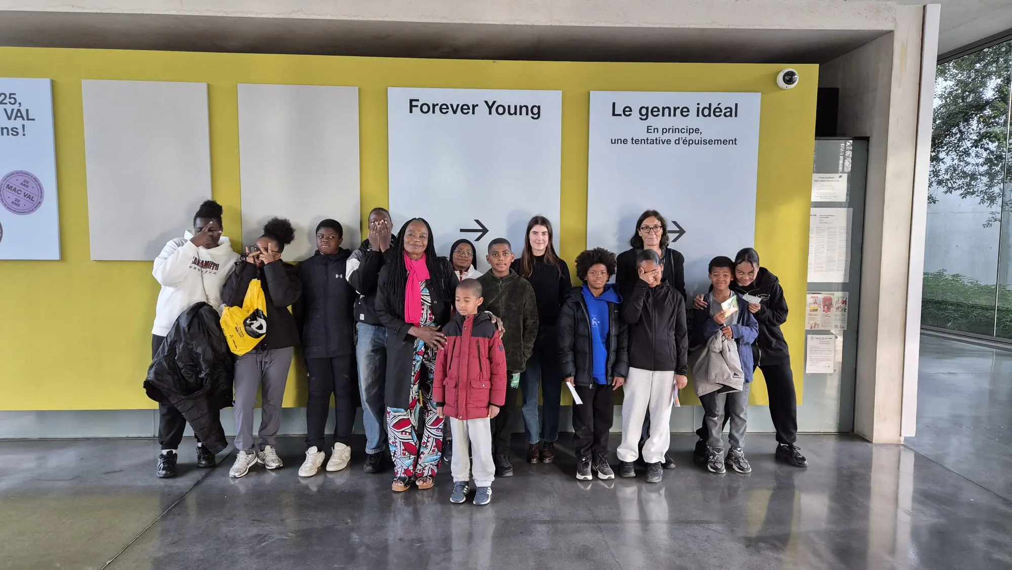 Sortie au MAC VAL